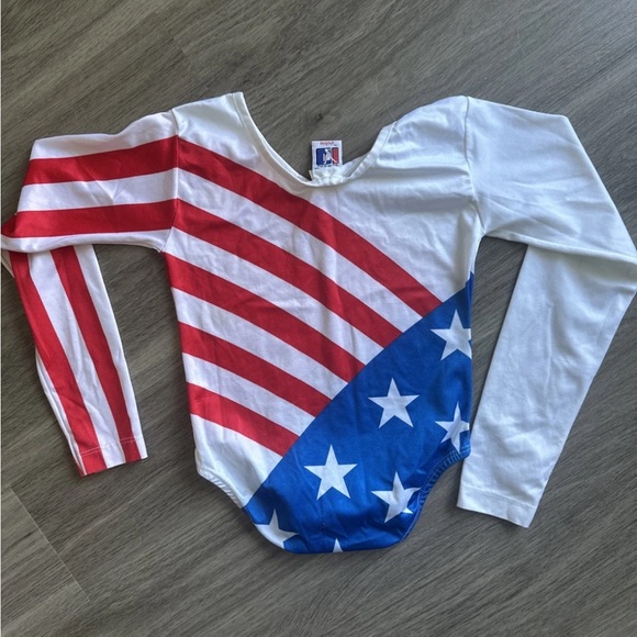 Mary Lou Retton Olympic USA Dobie Kids leotard - Vintage 80’s - Size 10/12 - Picture 6 of 6